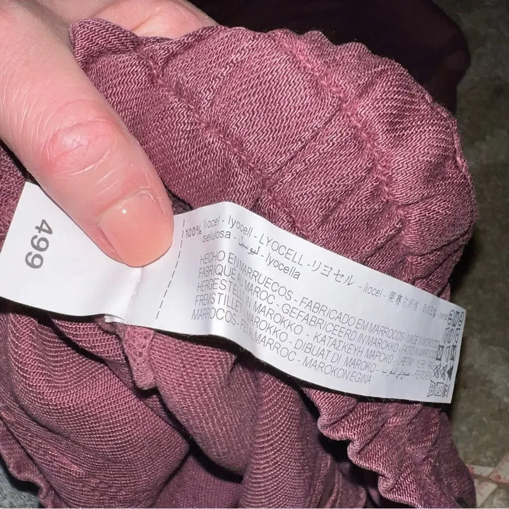Zara kids Burgundy Casual Pants